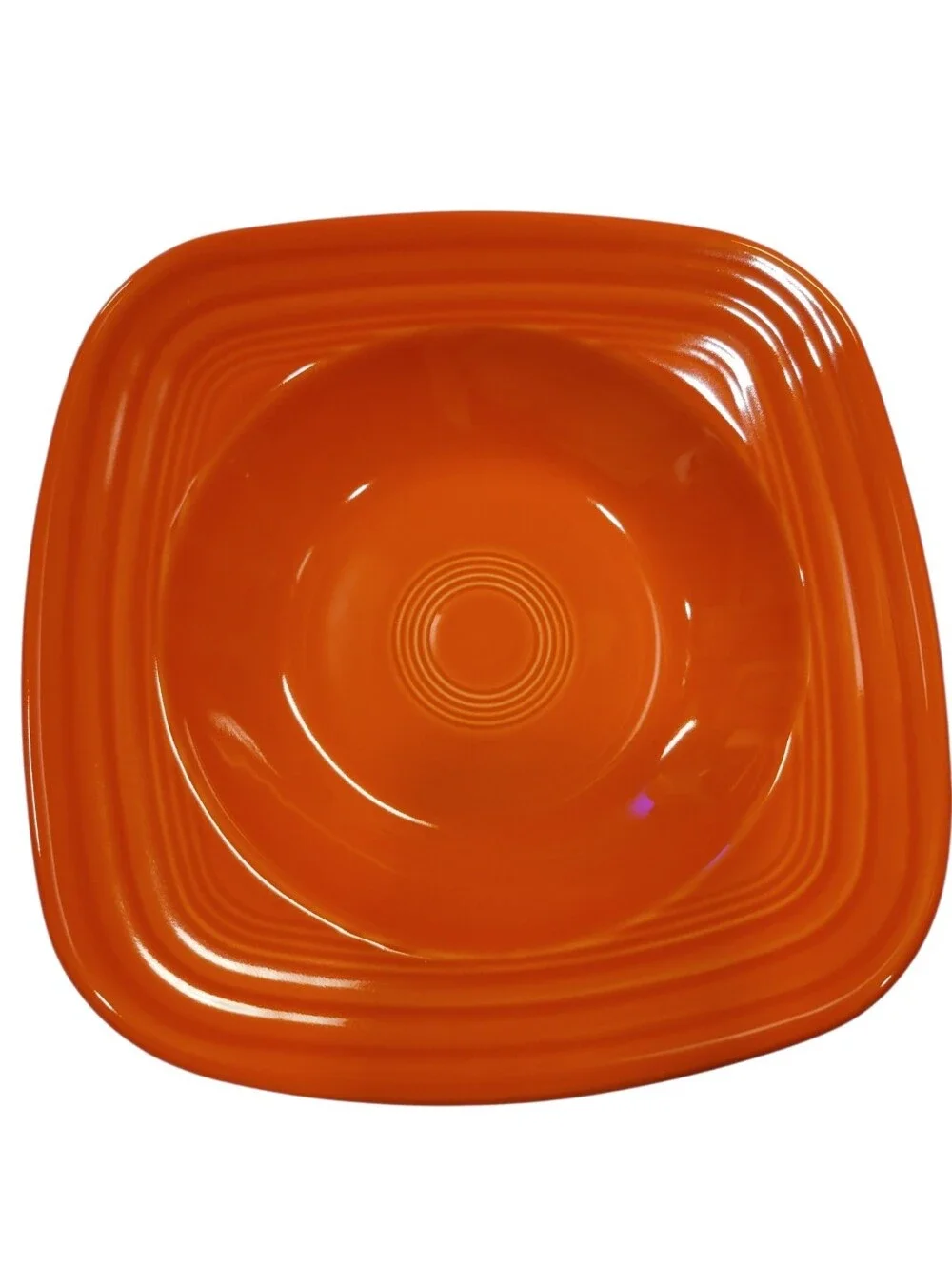 Fiesta Ware Poppy 20 oz Square Rim Bowl | Retired Color | Made in USA